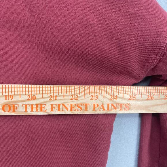 John Galt Cropped Sweatshirt Womens Md Red Brandy Melville Boston Preppy Casual - Picture 6 of 10